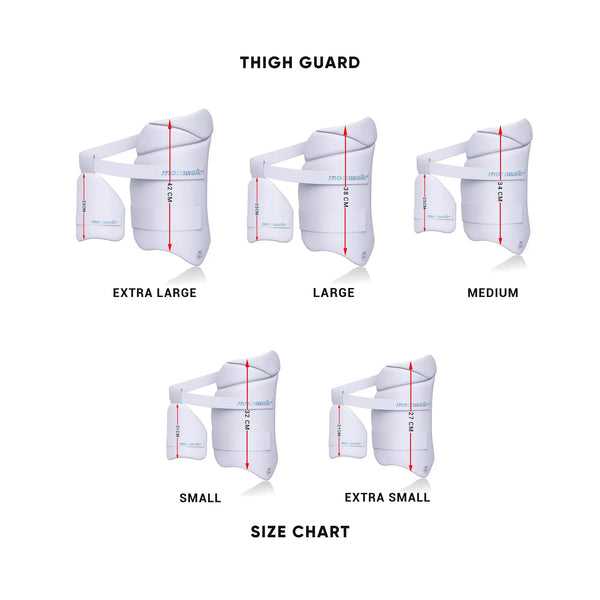 Moonwalkr Left Hand Combo Thigh Guard 2.0 - White