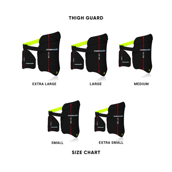 Moonwalkr Left Hand Combo Thigh Guard 2.0 Black