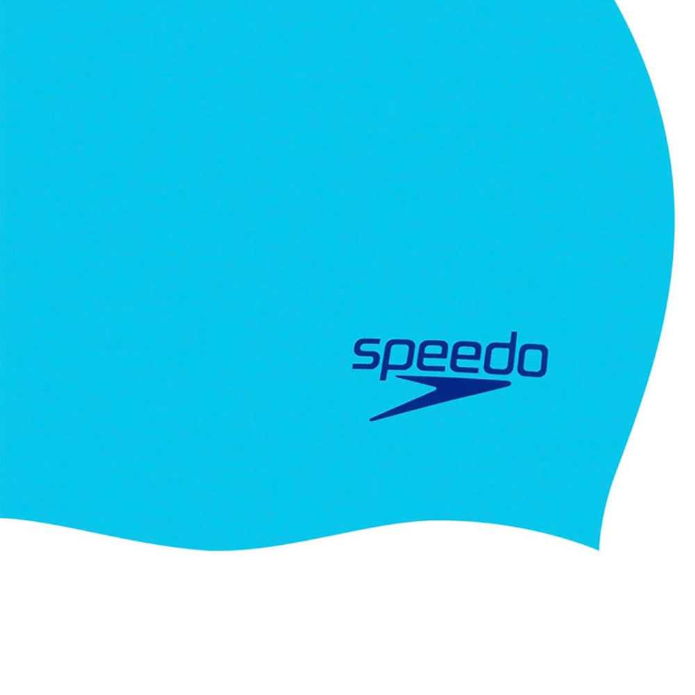 Speedo Junior Plain Moulded Silicone Swimming Cap – 1SZ Blue | Comfortable, Durable, Snug Fit Swim Cap for Kids | Ideal for Training & Practice - Best Price online Prokicksports.com