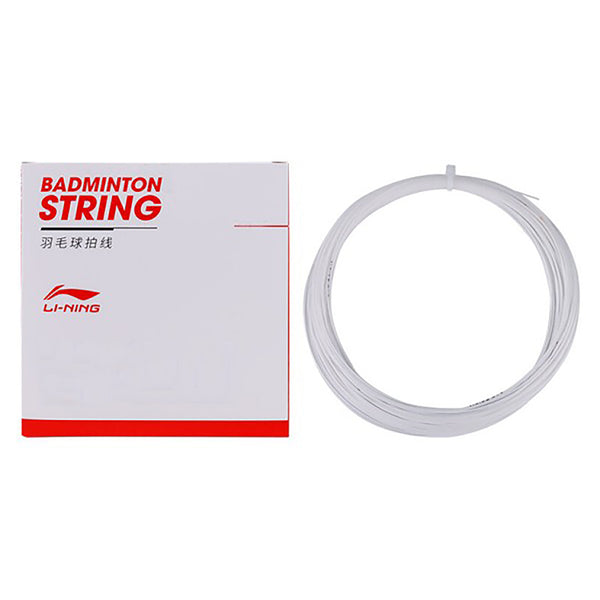 Li-Ning N9 Badminton String 0.7mm White – Ultra-Fine High Repulsion String for Lightning Speed, Net Precision, and Professional-Level Shuttle Control