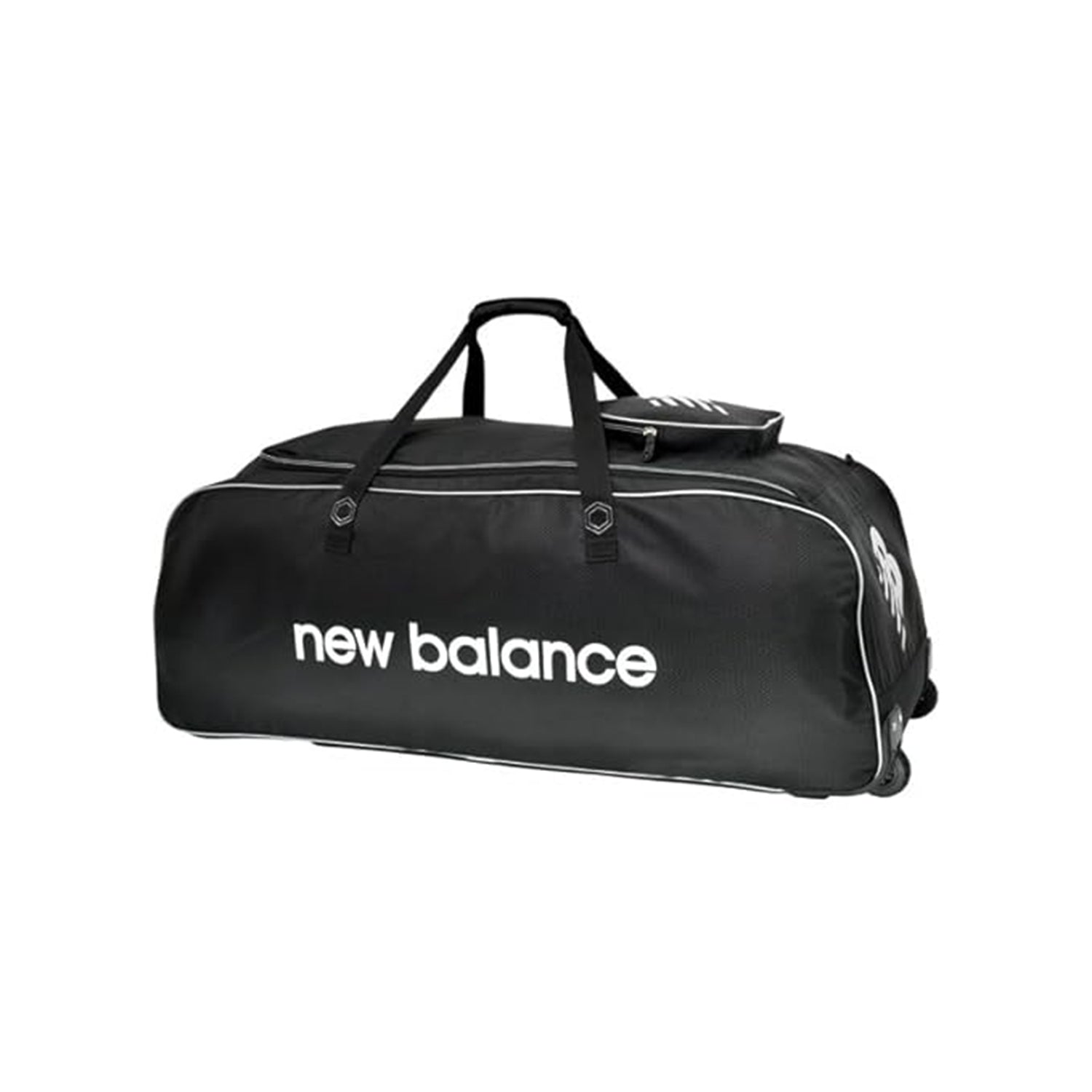 New Balance Sports 8i Cricket Kit Wheelie Bag – Black | Spacious & Durable Gear Bag with Smooth Wheels for Easy Transport - Best Price online Prokicksports.com