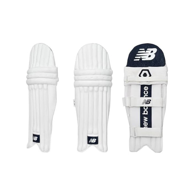 New Balance DC 5i Batting Leg Guard – Men’s (White) | Lightweight & Durable Cricket Pads for Maximum Protection