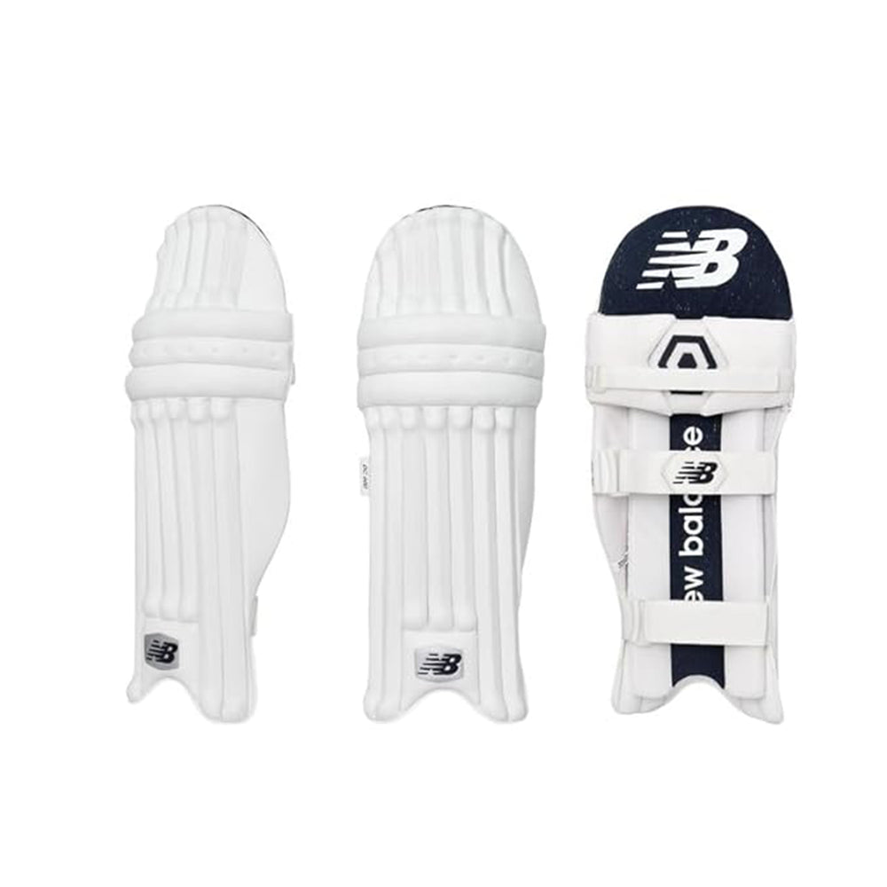 New Balance DC 6i RH Batting Leg Guard – Men’s Right-Handed (White) | Lightweight & Durable Cricket Pads for Comfort and Protection
