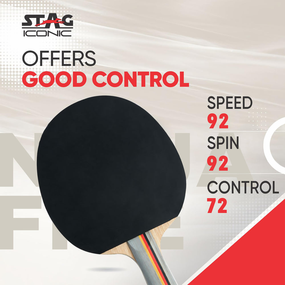 Stag Iconic Ninja Fire Advanced Series Table Tennis Racket