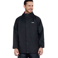 Zeel JS99 Men’s Waterproof Rain Suit – 2-Piece Set (Jacket + Pant) Heavy-Duty PVC/Fabric Rainsuit with Adjustable Hood - Best Price online Prokicksports.com
