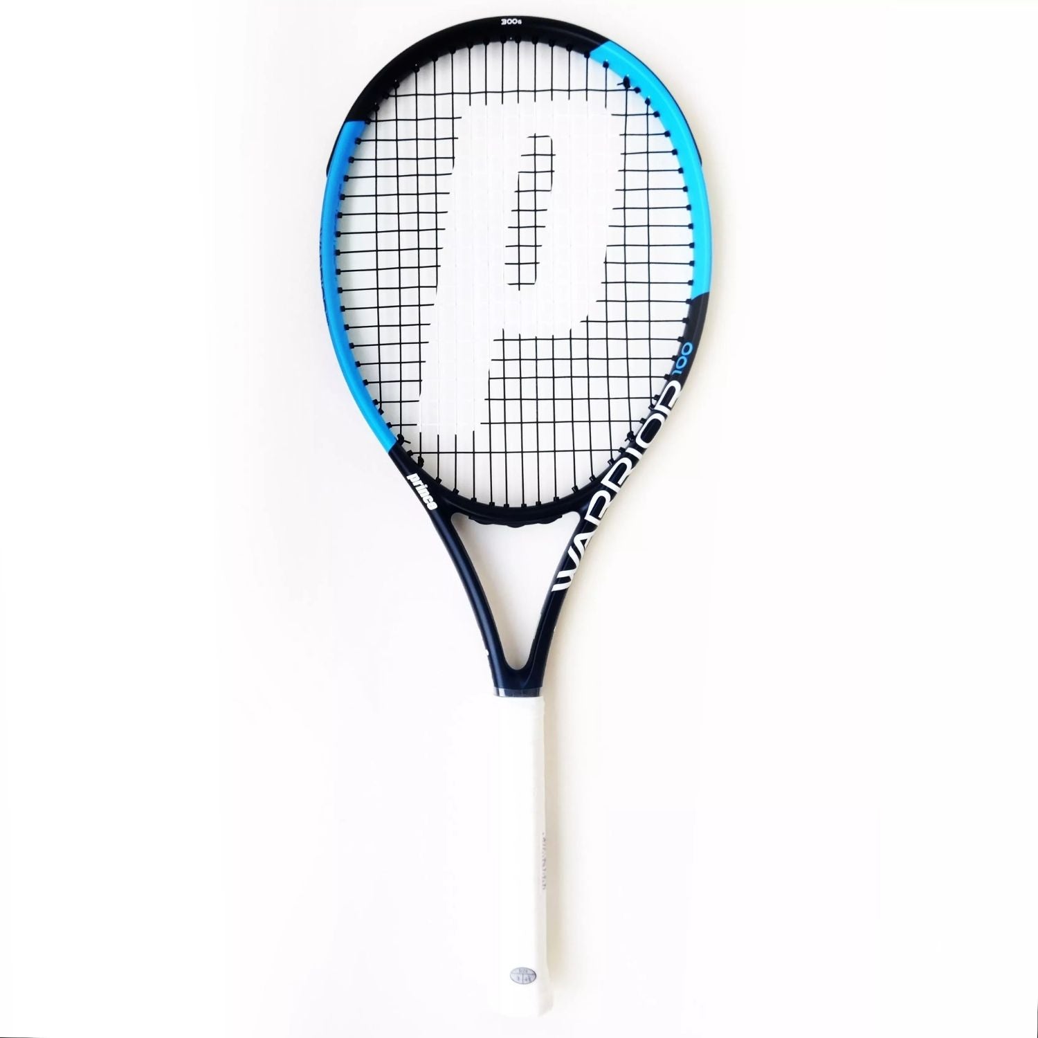 PRINCE Warrior 100 Strung Tennis Racquet – 300 Grams, 100 sq. in. Head, L3 Grip (4-3/8) | Heavyweight Power Racquet with Textreme X & ATS Technology | Black/Blue | For Advanced & Competitive Players - Best Price online Prokicksports.com