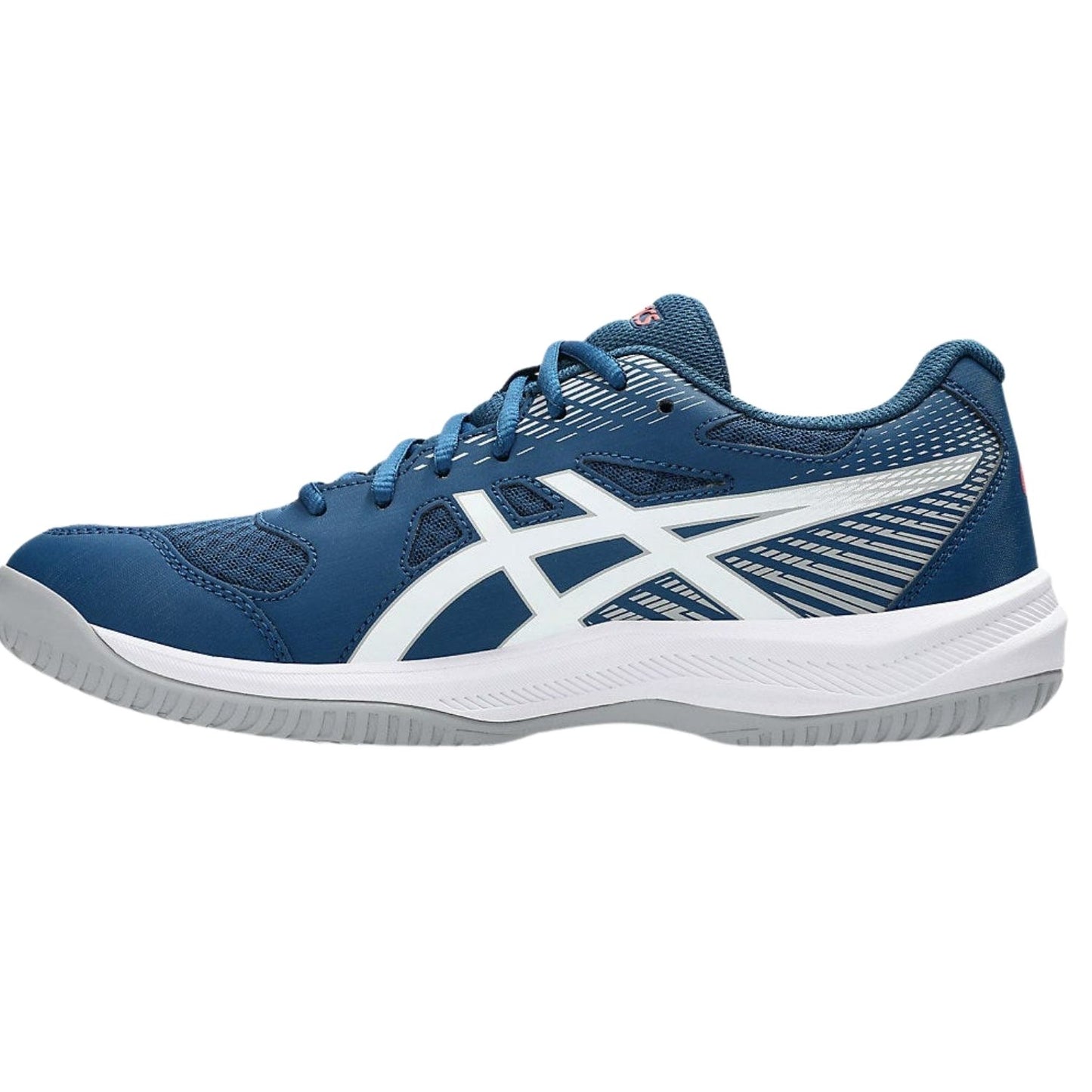 ASICS Upcourt 6 Men’s Badminton Shoes – Lightweight Indoor Court Footwear with Mesh Upper, EVA Cushioning & Non-Marking Rubber Sole for Grip and Comfort