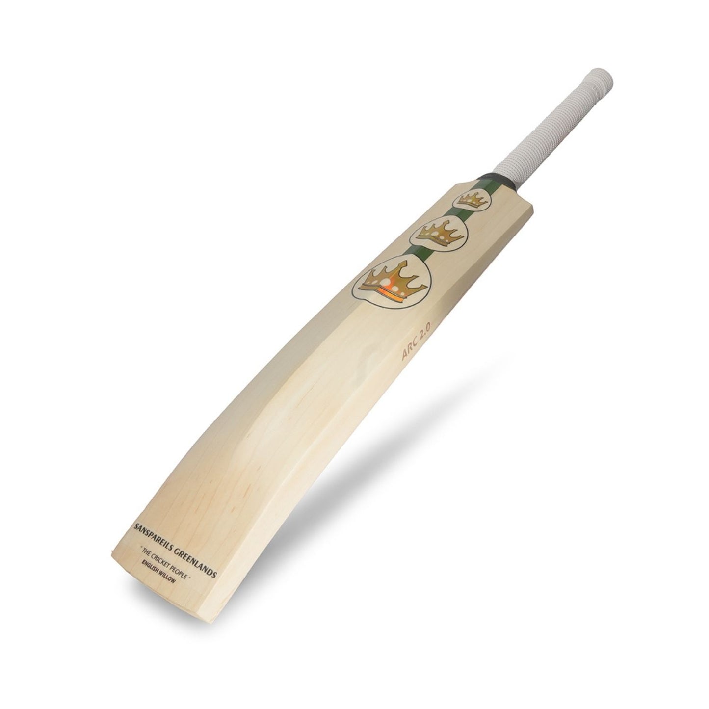 SG Triple Crown Arc 2.0 English Willow Cricket Bat – SH, Grade 2 Willow, Mid to Low Profile Blade for Powerful Stroke Play, Ideal for Leather Ball Cricket - Best Price online Prokicksports.com
