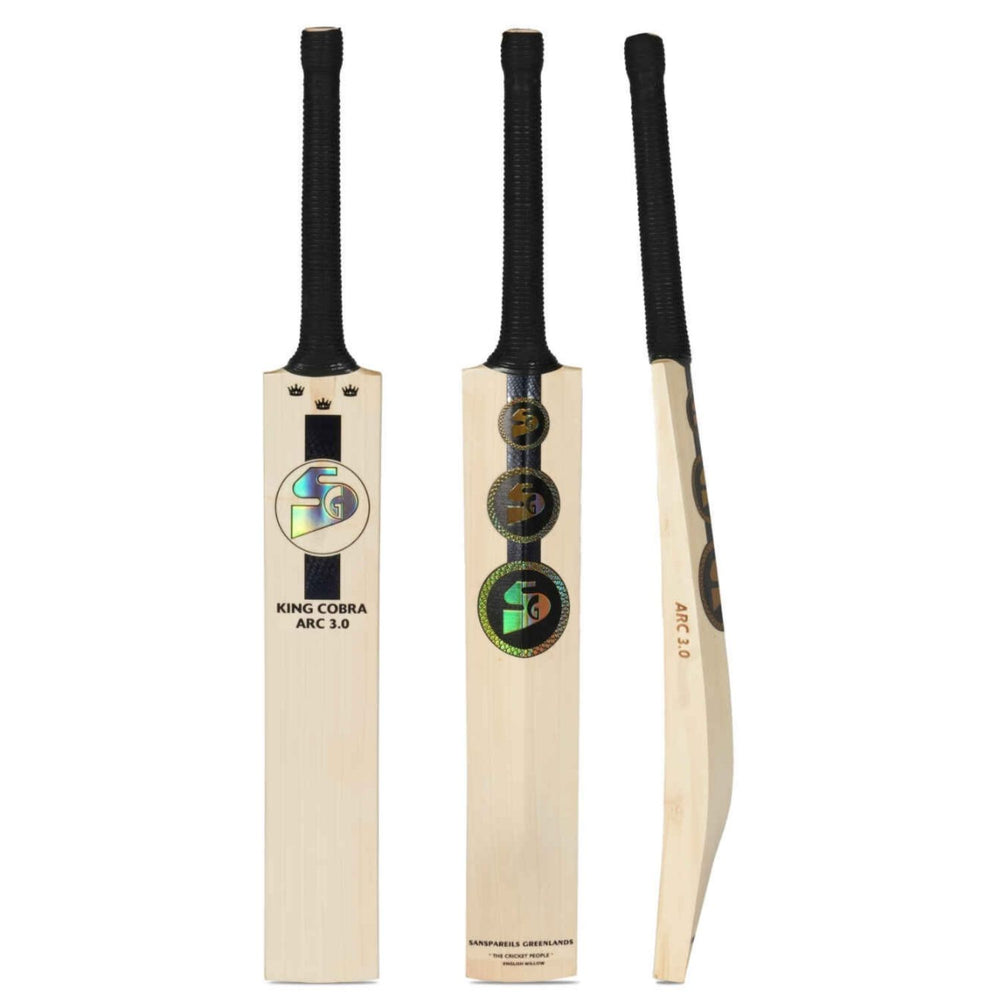 SG King Cobra Arc 3.0 English Willow Cricket Bat – SH | Thick Edges, Extended Sweet Spot & Premium Sarawak Cane Handle | Ideal for Advanced Players - Best Price online Prokicksports.com