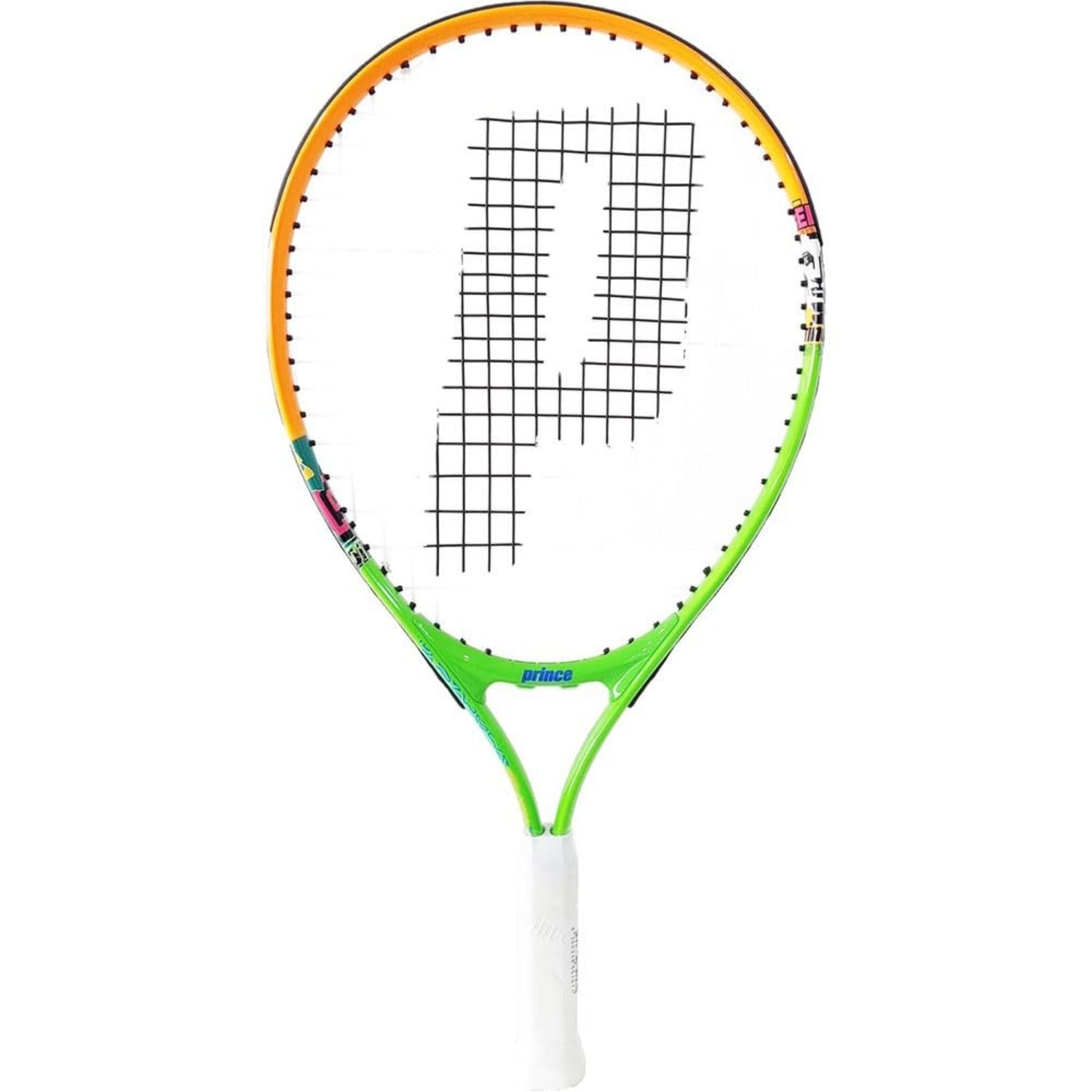 PRINCE 7T56V5050 Ace Face Junior 21 Strung Tennis Racquet – Orange/Green | 190 Grams Length, 16x19 String Pattern | Lightweight Junior Tennis Racket for Ages 4-6 - Best Price online Prokicksports.com