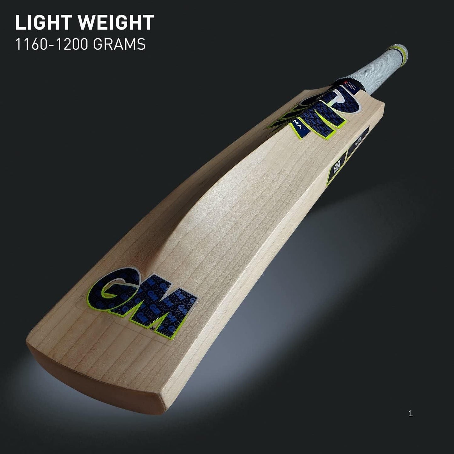 GM Prima 505 English Willow Cricket Bat – SH Mens | Grade 3 Willow, Full Profile, Massive Edges, Pronounced Bow, Lightweight | Factory Knocked-In, GM NOW! - Best Price online Prokicksports.com