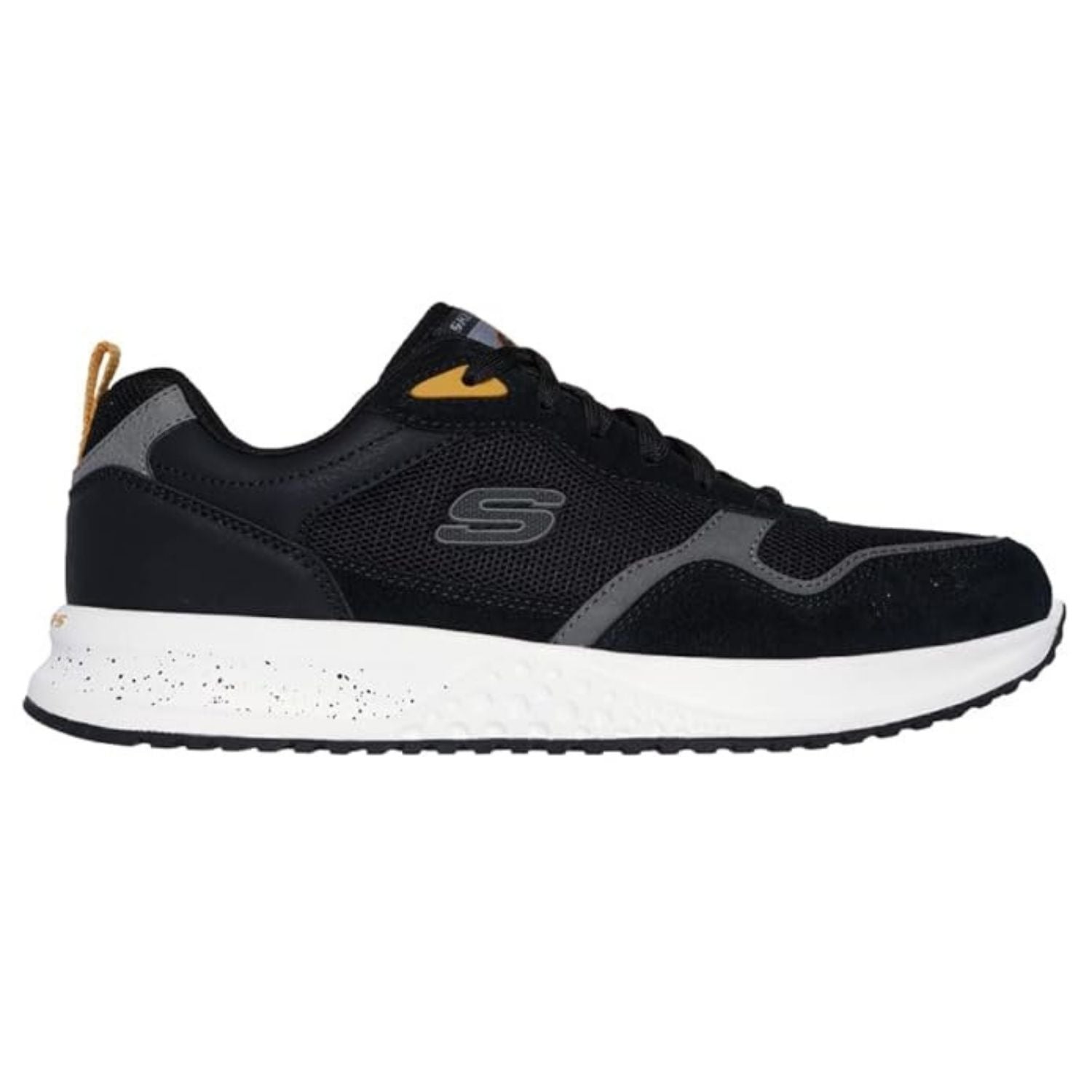 Skechers Men’s Fletch‑Alford Casual & Running Shoes – Suede/Mesh Upper, Air‑Cooled Memory Foam & Goga Mat Arch Support - Best Price online Prokicksports.com