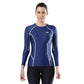 Speedo Women’s Long Sleeve Suntop – Solid Design | UPF 40+ UV Protection, Endurance®10 Chlorine-Resistant Fabric & Crew Neck - Best Price online Prokicksports.com