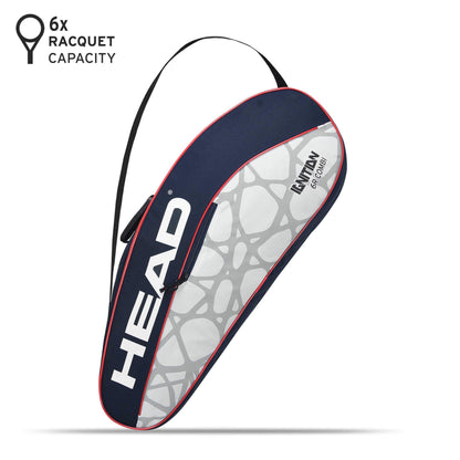 HEAD Ignition Pro 6R Badminton Kit Bag | Heavy-Duty 6-Racquet Carrying Bag