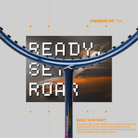 Hundred Powertek 1000 Pro Graphite Strung Badminton Racquet - Best Price online Prokicksports.com