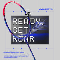 Hundred Powertek 1000 Pro Graphite Strung Badminton Racquet - Best Price online Prokicksports.com