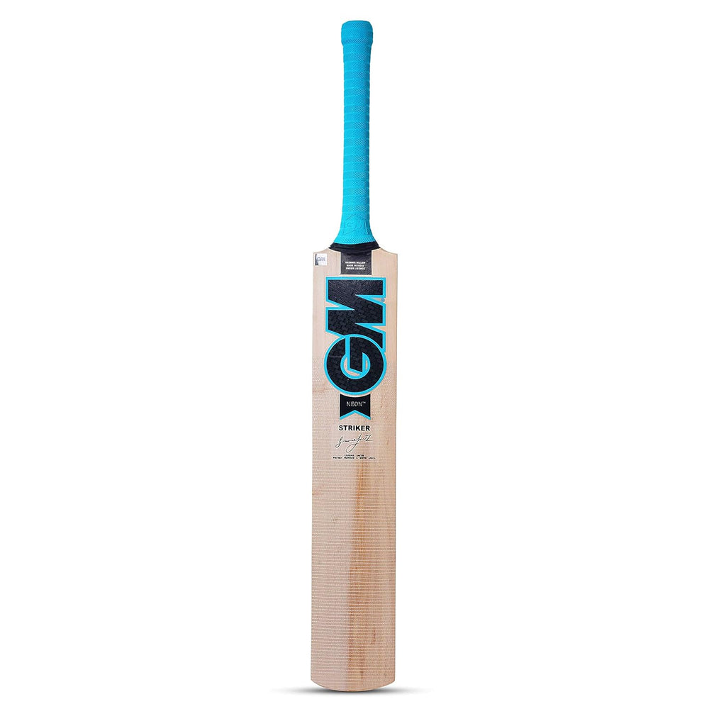 GM Neon Striker Kashmir Willow Cricket Bat – Durable Lightweight Bat for Beginners & Casual Cricketers with Traditional Shape and Powerful Stroke Play - Best Price online Prokicksports.com