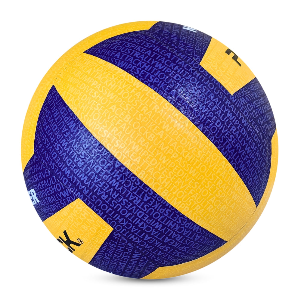 Prokick Net Master PU Pasted 18 Panels Volleyball, Blue/Yellow (Size 4) - Best Price online Prokicksports.com