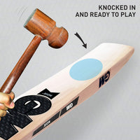 GM Noir 707 English Willow Cricket Bat – Lightweight Grade 3 Bat with Massive Edges and Power Profile for Professional & Club Cricketers - Best Price online Prokicksports.com