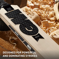 GM Noir 707 English Willow Cricket Bat – Lightweight Grade 3 Bat with Massive Edges and Power Profile for Professional & Club Cricketers - Best Price online Prokicksports.com