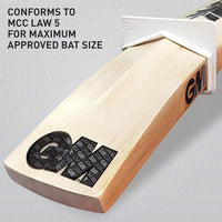 GM Noir 707 English Willow Cricket Bat – Lightweight Grade 3 Bat with Massive Edges and Power Profile for Professional & Club Cricketers - Best Price online Prokicksports.com