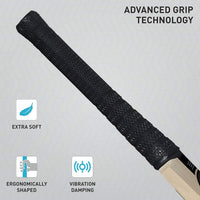 GM Noir 707 English Willow Cricket Bat – Lightweight Grade 3 Bat with Massive Edges and Power Profile for Professional & Club Cricketers - Best Price online Prokicksports.com