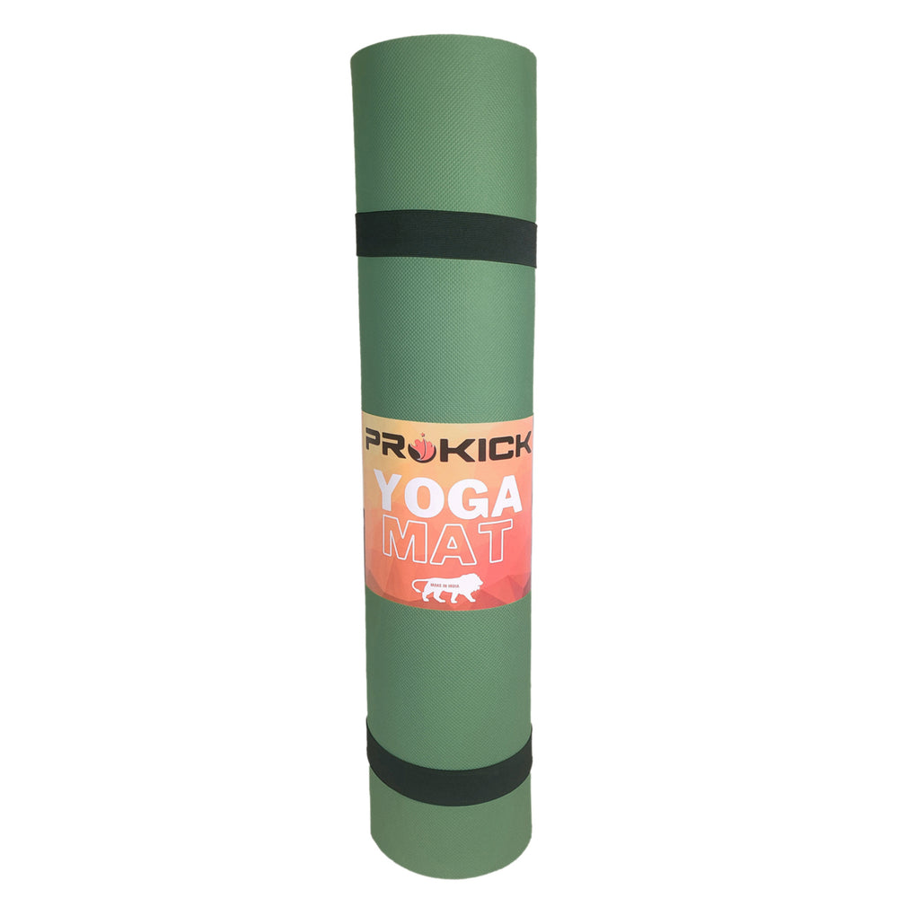 Prokick Anti Skid EVA Yoga mat with Strap, 4MM - Best Price online Prokicksports.com