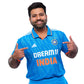 Adidas India Cricket ODI Jersey for Men, Bright Blue - Best Price online Prokicksports.com