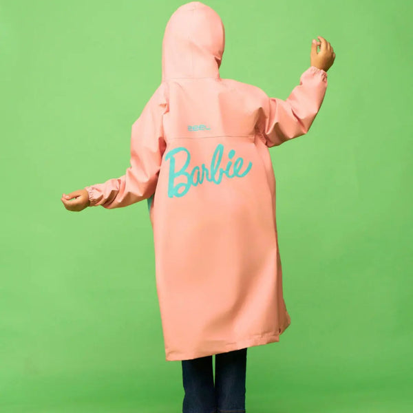 Zeel Barbie Fashionista Girls Raincoat | Waterproof Hooded Jacket for Kids | Cute & Stylish Rain Protection