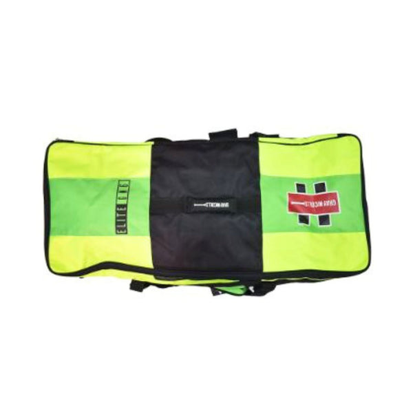 Gray Nicolls GN6 Elite Wheelie Cricket Kit Bag – Lime/Black | Spacious, Durable, with Wheels & Bat Compartments