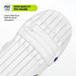 DSC Rage Batting Legguard RH – White/Gold/Black | Men’s Right-Hand Cricket Pads with Superior Protection & Compact Design - Best Price online Prokicksports.com