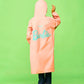 Zeel Barbie Fashionista Girls Raincoat | Waterproof Hooded Jacket for Kids | Cute & Stylish Rain Protection - Best Price online Prokicksports.com