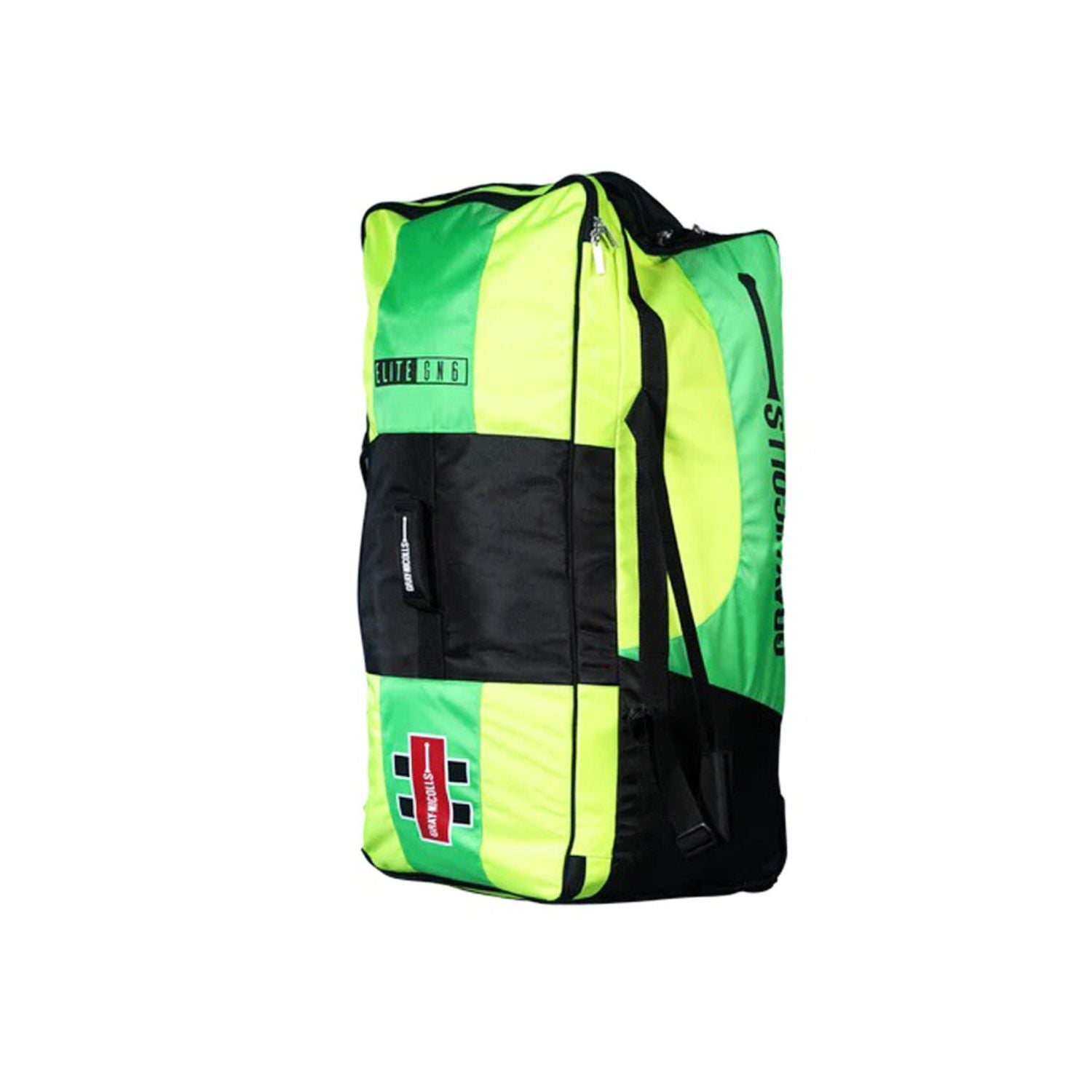 Gray Nicolls GN6 Elite Wheelie Cricket Kit Bag – Lime/Black | Spacious, Durable, with Wheels & Bat Compartments - Best Price online Prokicksports.com