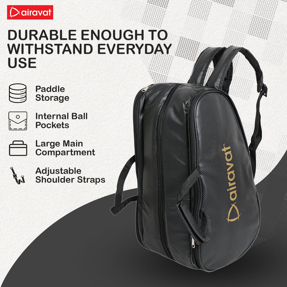 Airavat Pickle Pal 058 Pickleball Bag | Spacious Sports Gear Carry Bag with Multiple Compartments | Lightweight, Durable & Stylish | Ideal for Pickleball Players - Best Price online Prokicksports.com