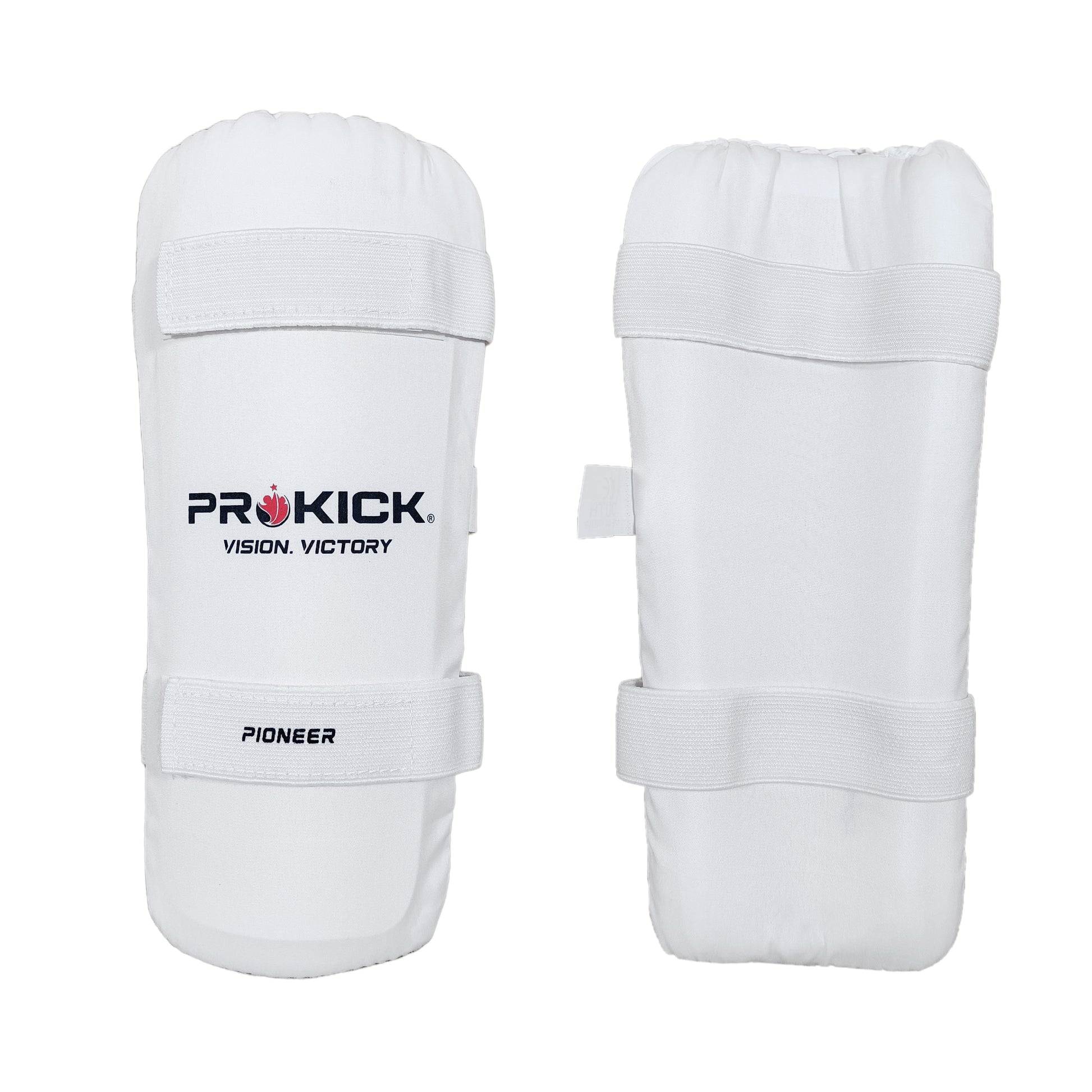 Prokick Pioneer Cricket Arm Guard, White - Best Price online Prokicksports.com
