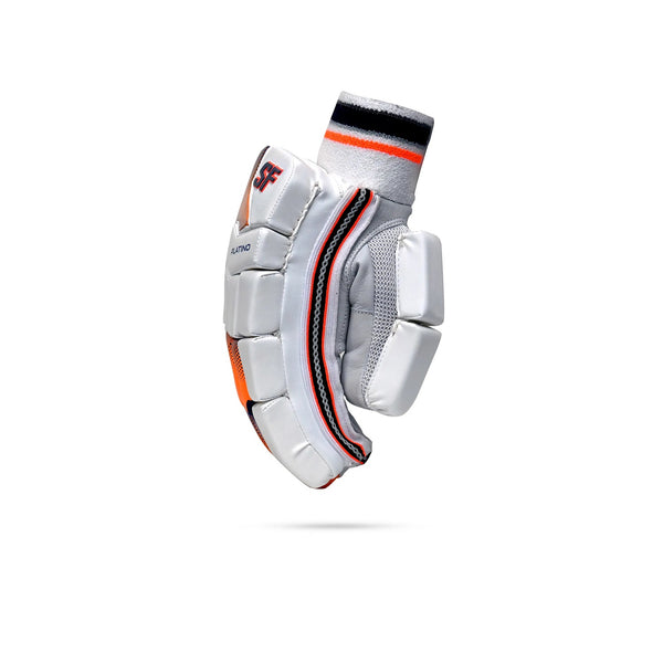 SF Platino Right Hand Batting Gloves  | Premium Comfort & Protection | Leather Palm Cricket Gloves for Advanced Club Players
