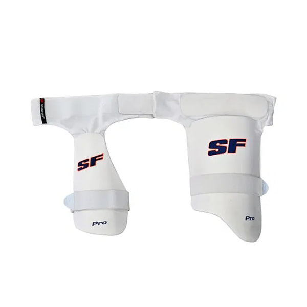 SF Pro Combo Right Hand Cricket Thigh Pads – Lightweight Dual Protection Gear for Club, School, and Professional Cricket Players