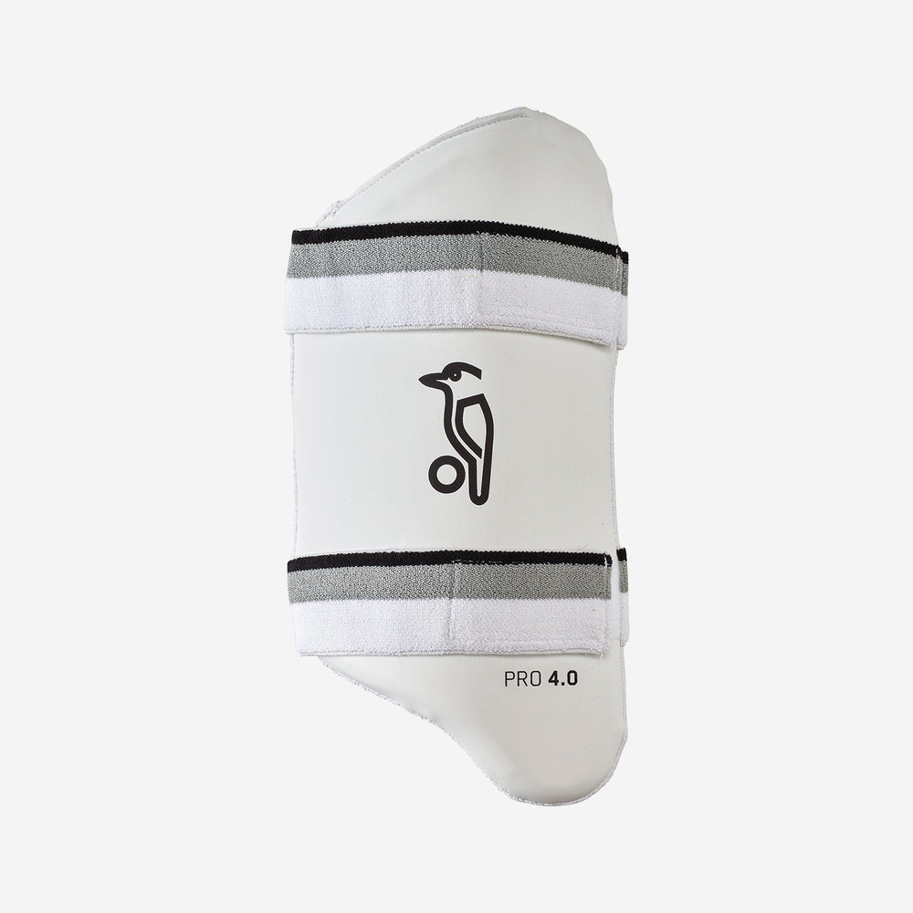 Kookaburra Pro 4.0 Right Hand Thigh Pad – Lightweight HDF Protection with Asymmetrical Design and Towel Backing for Right-Handed Batsmen