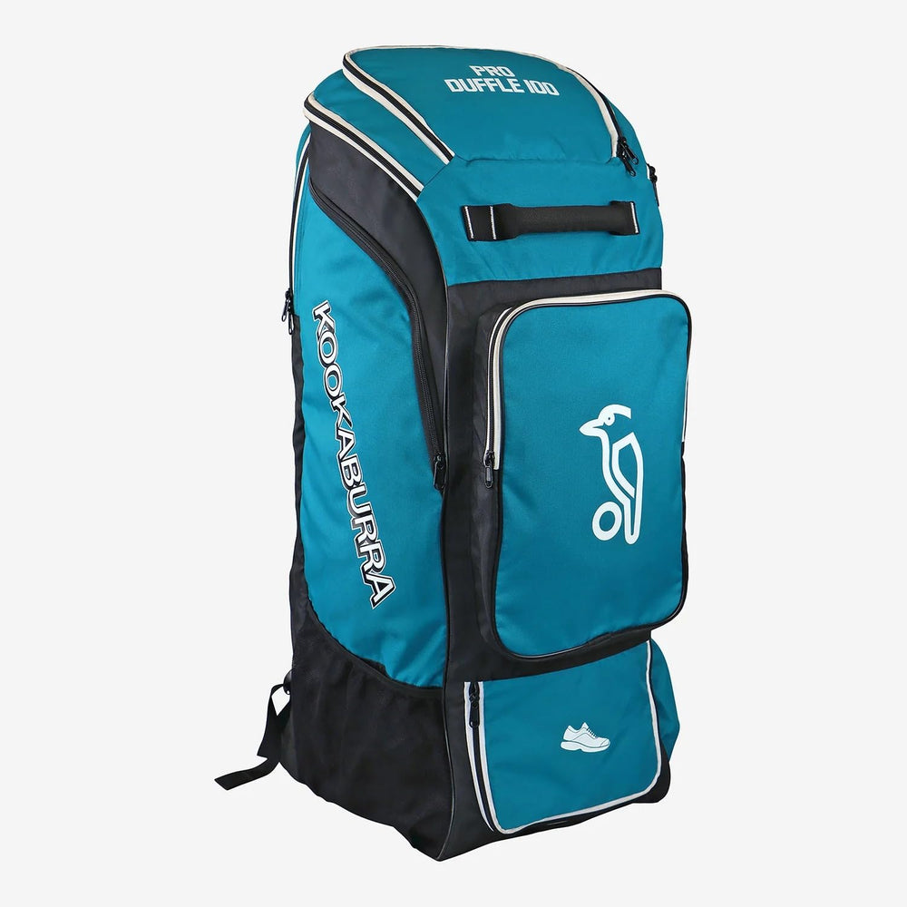 Kookaburra Pro Duffle 100 Cricket Kitbag – Lightweight Compact Cricket Gear Bag with Shoulder Straps, Zipper Compartments, and Durable Construction