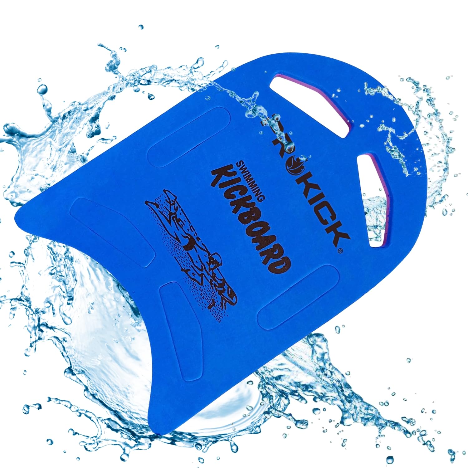 Prokick Unisex Adult Swimming Kickboard - Safe Training Aid Float Hand Board of Foam, Assorted Color - Best Price online Prokicksports.com