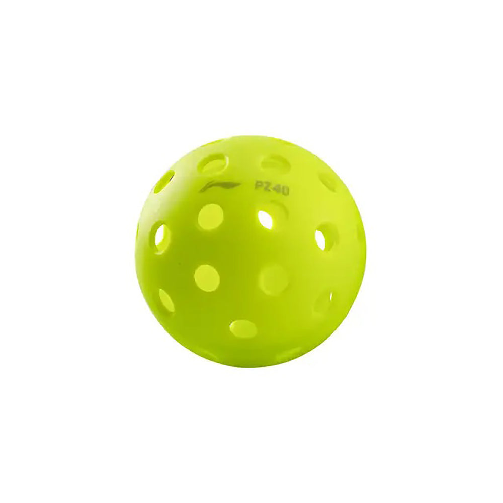 Li-Ning PZ 40 Hole Pickleball Balls – Digital Green Pack of 3 for Indoor Outdoor Play, High Visibility, Long-Lasting Durable Performance & Consistent Bounce - Best Price online Prokicksports.com