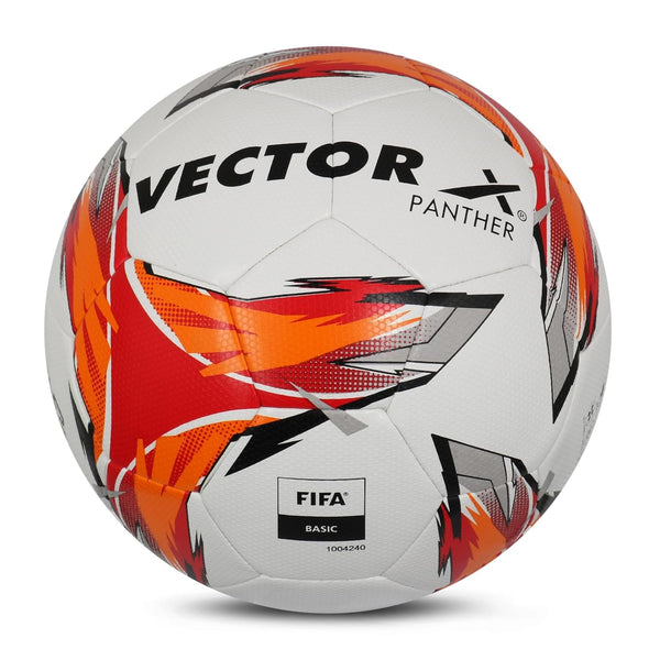 Vector X Panther Thermo Fusion Football | Size 5 | Seamless Design, Enhanced Flight Stability, High Durability and Water Resistance for Match Play