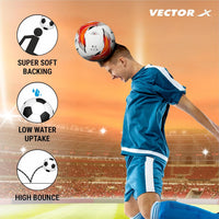 Vector X Panther Thermo Fusion Football | Size 5 | Seamless Design, Enhanced Flight Stability, High Durability and Water Resistance for Match Play - Best Price online Prokicksports.com