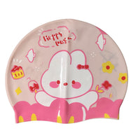 Airavat Aqua Toon Kids Swimming Cap – Fun Cartoon Print Silicone Cap for Boys & Girls | Stretchable, Waterproof, Comfortable Swimwear Accessory - Best Price online Prokicksports.com