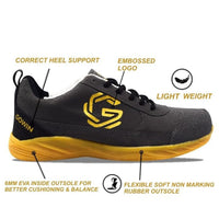 Gowin Smash 2.0 Men’s/Women’s Non‑Marking Badminton Shoe – Lightweight PVC Upper, EVA Midsole & Windlass Outsole - Best Price online Prokicksports.com