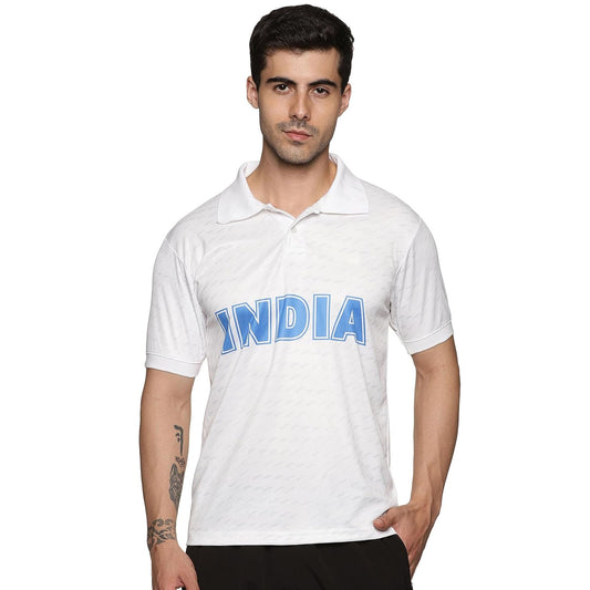 Prokick Indian Cricket Fan Jersey Polo Neck T-Shirt - Best Price online Prokicksports.com
