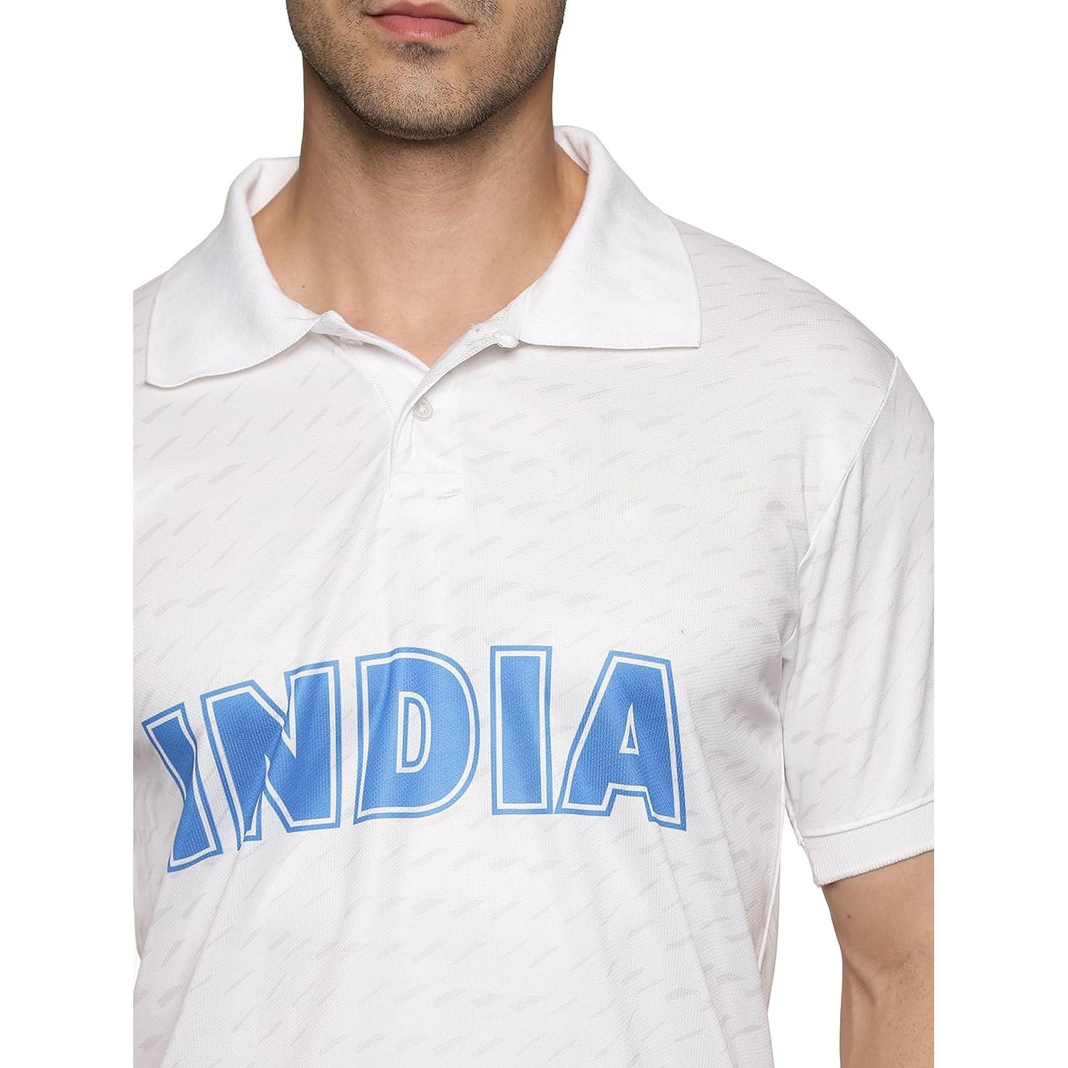 Prokick Indian Cricket Fan Jersey Polo Neck T-Shirt - Best Price online Prokicksports.com