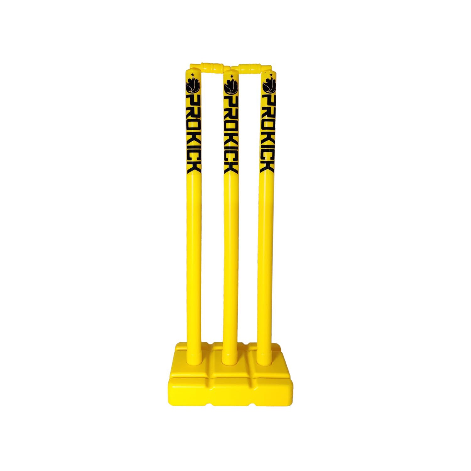Prokick Plastic Cricket Set for Kids – Lightweight Yellow Cricket Kit with Bat, Ball & Stumps for Outdoor Fun and Beginner Practice - Best Price online Prokicksports.com