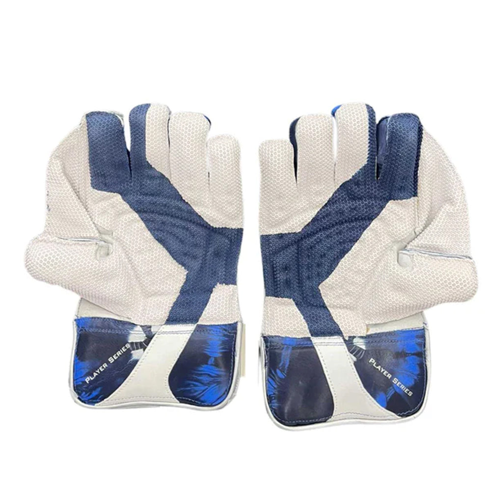 SS Player Series Wicket Keeping Gloves White/Black - Best Price online Prokicksports.com