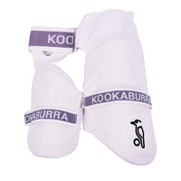 Kookaburra Players Left-Hand Thigh Guard – Off White Lightweight Cricket Pad for Match Play and Leather Ball Protection - Best Price online Prokicksports.com